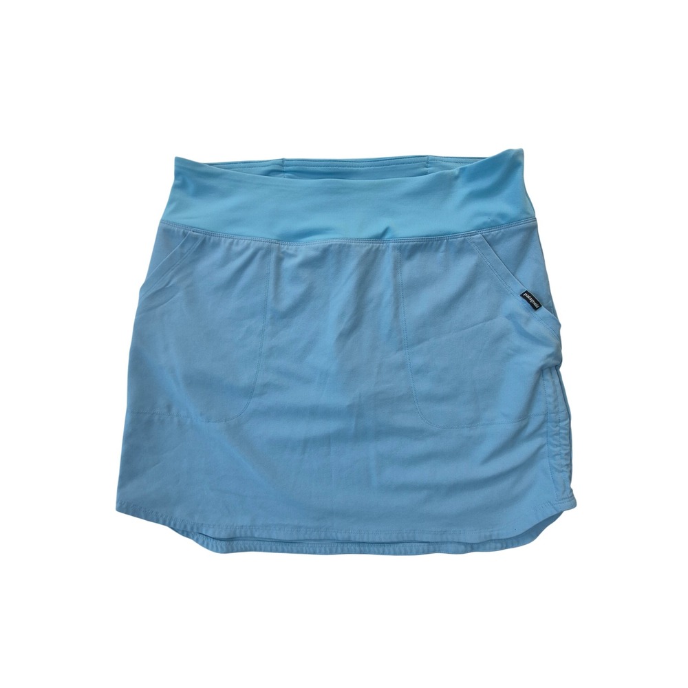 Patagonia Happy Hike Skort Blue Active Hiking Skirt Womens Size M 82150